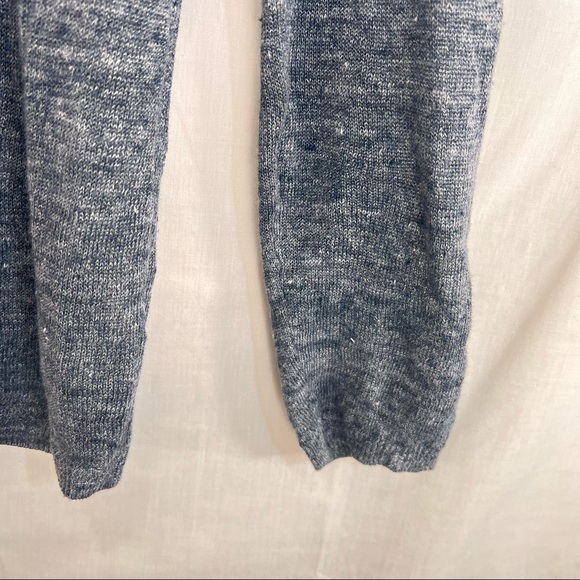 Hartford Sweater Womens Size 2 Blue 100% Linen Paris France Minimalist Capsule - Picture 5 of 13